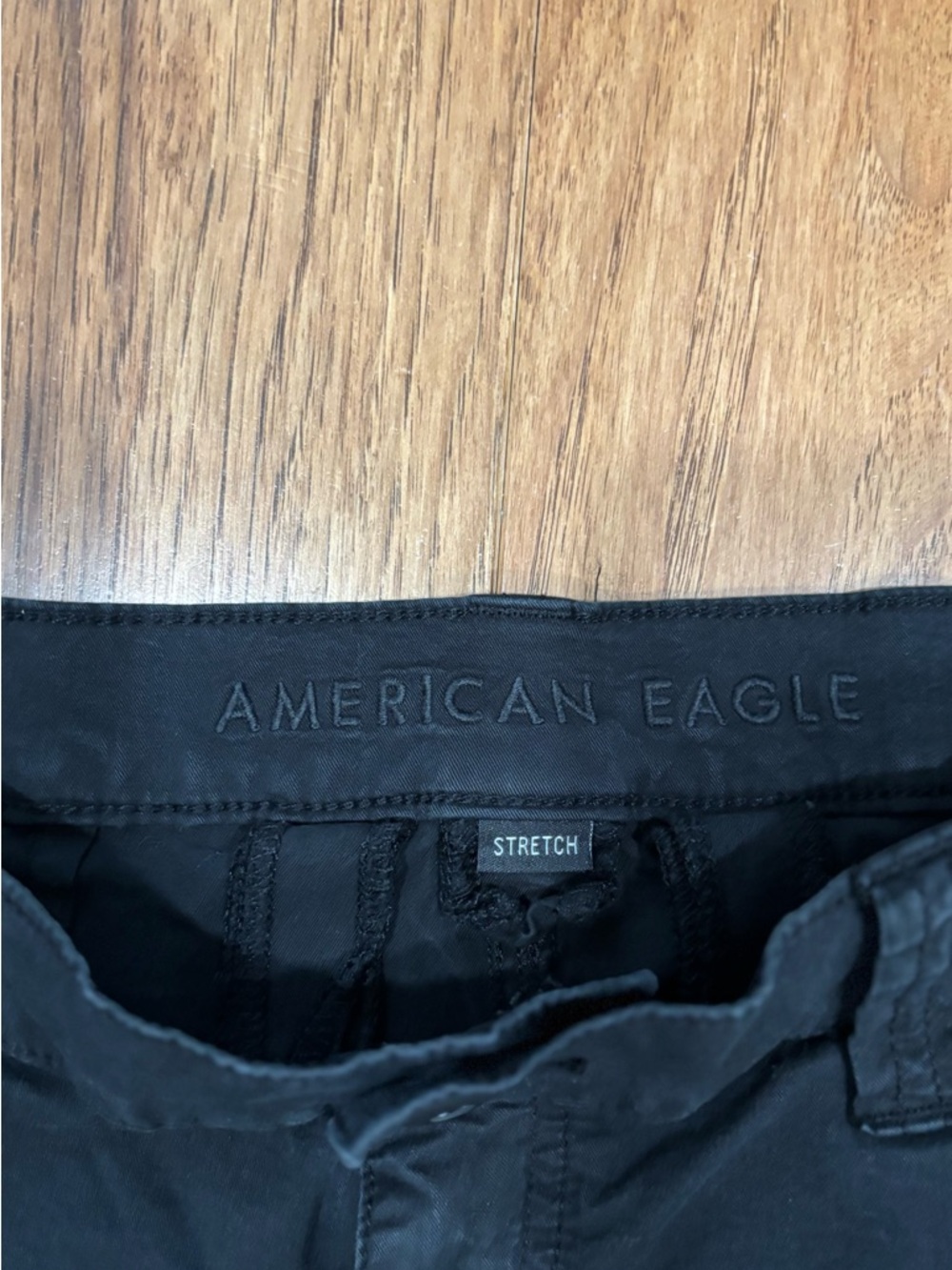 American Eagle Outfitters womens Black Cargo Pants - Picture 3 of 3
